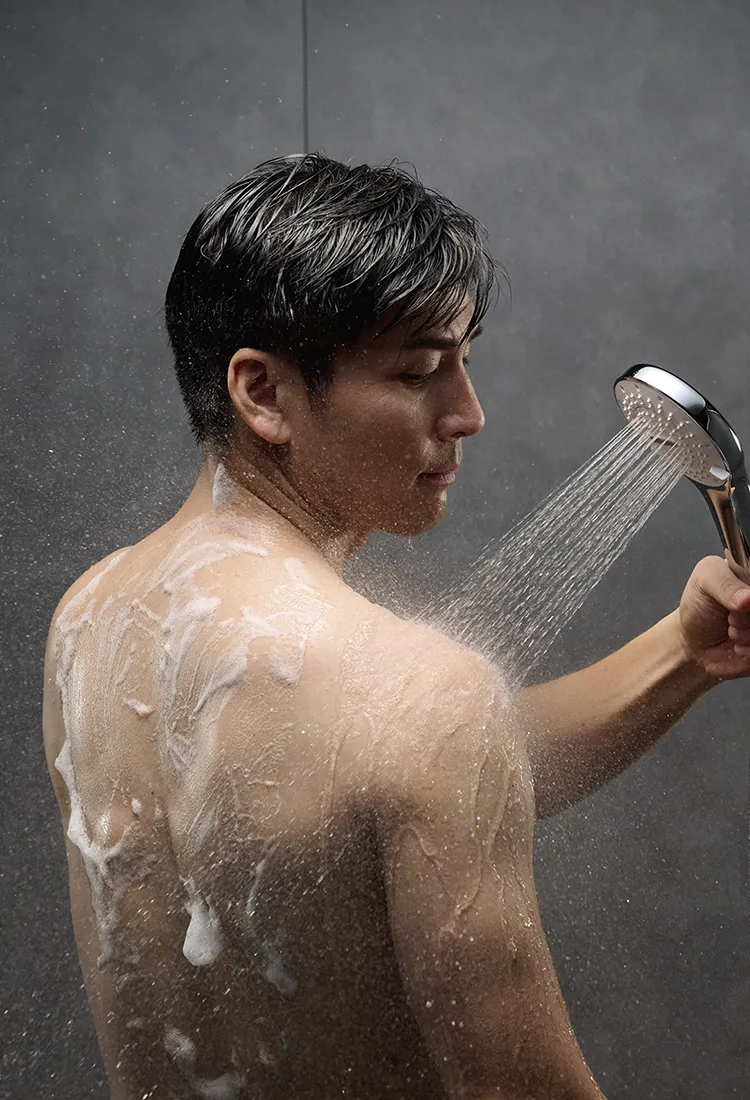 浴びるだけで、驚きの洗い上がり